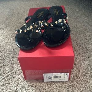 Valentino size 37 rockstud thong. Barely worn.